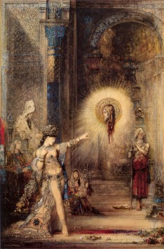 the apparition Symbolism biblical mythological Gustave Moreau Oil Paintings